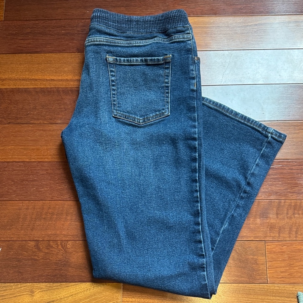 Lands' End Dark Blue Straight Leg Jeans. Boys XL (14H-16H)
